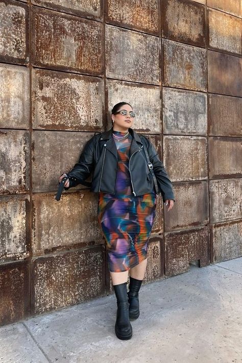 Inspirações de looks plus size para festas juninas - Cinderela de Mentira Edgy Outfits Plus Size, Grunge Outfits Plus Size, Plus Size Edgy, Plus Size Aesthetic Outfits, Big Size Outfit, Museum Outfit, Outfit Curvy, Outfits Edgy, Curvy Model