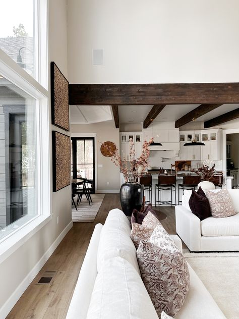 modern rustic living room inspo with arhaus furniture Arhaus Living Room Inspiration, Arhaus Sofa, Arhaus Living Room, Pnw Home, Refresh Home, Rustic Style Home, Home Furniture Living Room, Living Room Refresh, Modern Rustic Home