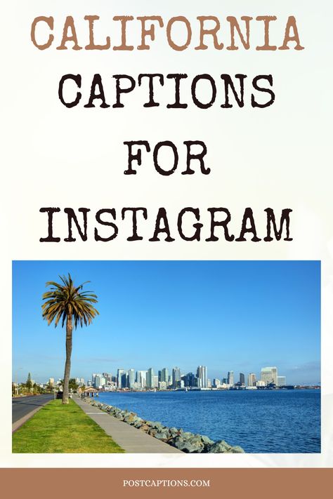 Are you planning a trip to California or simply want to showcase your love for the Golden State on Instagram? Captions are just as important as the pictures themselves and can really make your posts stand out. To help you out, we’ve compiled a list of the best California captions, California quotes, and California song lyrics for Instagram. Cali Instagram Captions, Sunset Quites, California Captions Instagram, Girls Trip Quotes, California Lyrics, California Quotes, Captions Sassy, Sassy Captions, Summer Captions