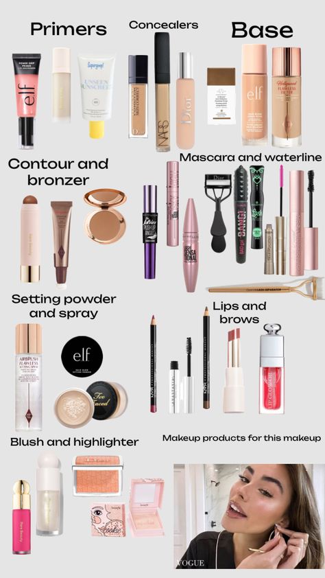 Light Glam, Preppy Makeup, Simple Everyday Makeup, Makeup Order, Everyday Glam, Makeup Bag Essentials, Makeup Help, Face Makeup Tips, Makeup Guide