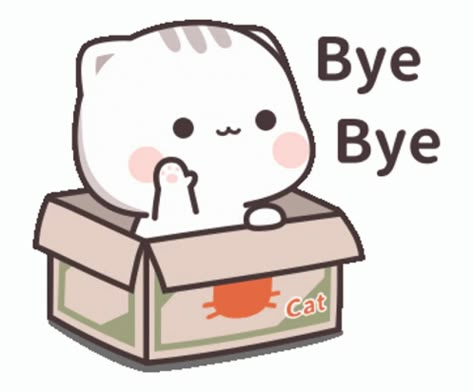 Bye Gif, Cutie Cat-chan, Stiker Random, Pixel Kawaii, Bear Gif, Chibi Cat, Cute Love Memes, Cute Bear Drawings, Wave Goodbye