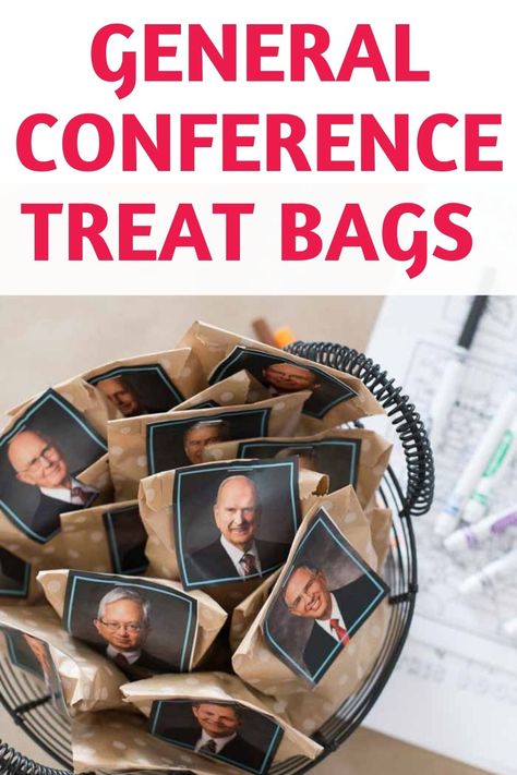 Seminary General Conference Ideas, General Conference Bags Kids, Lds Primary Conference Activities, General Conference Meal Ideas, Lds General Conference Treats, General Conference Snack Ideas, General Conference For Toddlers, General Conference Prep For Youth, General Conference Ministering Ideas