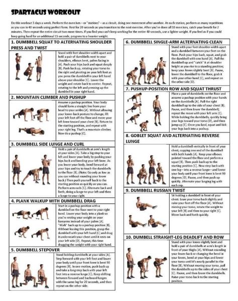 Spartacus workout PDF | Top intense workouts - JustFit Spartacus Workout, Squat Thrust, What Is Hiit, Trening Sztuk Walki, Ab Workout Men, Workout Posters, Daily Exercise, Printable Workouts, Exercise Routines