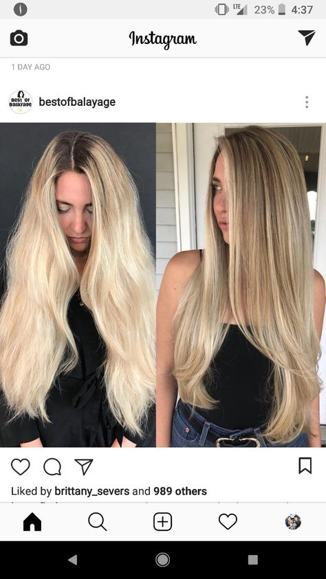 Long Aline Haircut, Reverse Bayalage, Reverse Balayage Before And After, Aline Haircut, Sand Blonde Hair, Aline Haircuts, Sand Blonde, Long Aline, Colour Balayage