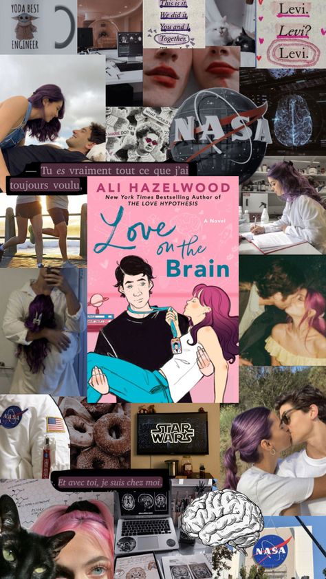 Bee and Levi by Alie Hazelwood Levi Ward Love On The Brain, Love On The Brain Book Aesthetic, Ali Hazelwood Love On The Brain, Love On The Brain Ali Hazelwood, Levi And Bee, Bee Königswasser, Love On The Brain Aesthetic, Ali Hazelwood Books, Nasa Stars