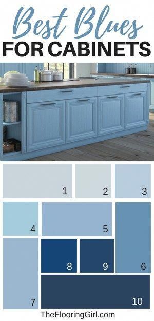 Best shades of blue for kitchen cabinets and bathroom vanities | painting kitchen cabinets blue or navy | #paint #kitchen#cabinets #bathroom #vanity #shade#kitchendesign #kitchenideas #bathroom #bathroomideas #bathroomcabinets Blue For Kitchen Cabinets, Painting Kitchen Cabinets Blue, Best Kitchen Colors, Blue Bathroom Vanity, Cabinets Bathroom, Blue Kitchen Cabinets, Painting Kitchen, Blue Paint Colors, Smitten Kitchen