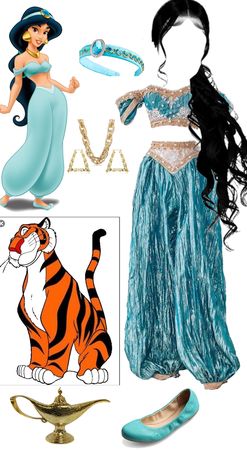 Jasmine Costume Women Diy, Jasmine Costume Diy, Princess Jasmine Costume Diy, Jasmine Costume Women, Descendants Auradon, Costume Aesthetic, Silver Glitter Shoes, Princess Jasmine Costume, Diy Costumes Women