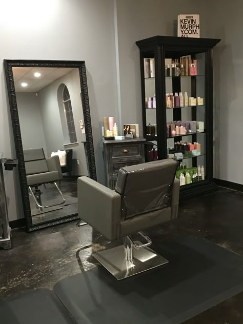 #b.mariesalonstudio #kevinmurphysalon #loma #modernsalon #hammondla #hairlife Salon Rental Space, Small Salon Interior Design, Salon Decor Studio, Salon Suite Decor, Small Salon, Beauty Salon Interior Design, Salon Interior Design Ideas, Interior Design Color Schemes, Home Beauty Salon