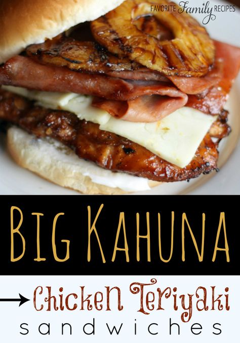 We wanted to spice up our chicken teriyaki sandwiches by adding some ham and Pepper Jack cheese. #chickenteriyaki #chickensandwichrecipe Chicken Teriyaki Sandwich, Teriyaki Sandwich, Fresh Drink, Big Kahuna, Chicken Teriyaki, Hot Sandwich, Pepper Jack Cheese, Pepper Jack, Chapati