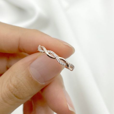 Twisted Wedding Bands For Women, Braided Band Engagement Ring, Gold Twisted Wedding Band, Twist Ring Band, Braided Wedding Ring, Braided Engagement Ring, Braided Wedding Rings, Ring Twisted Band, Twisted Wedding Band