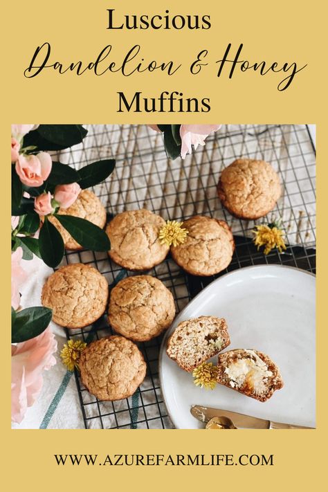 Honey Muffins Recipe, Azure Farm, Honey Muffins, Do You Know The Muffin Man, Dandelion Tea, Chicken Health, Egg Production, Canned Coconut Milk, Donkeys