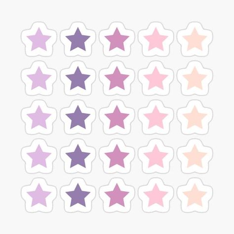 Pastel Color Mini Star Pack Sticker for Sale by Dhu al-Qarnayn #StickerArt Colorful Stickers Aesthetic, Stars Stickers Printable, Pastel Stickers Printable, Star Stickers Printable, Journal Stickers Ideas, Cute Mini Stickers, Printable Stars, Star Printable, Pastel Stickers