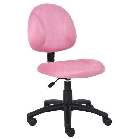 Pink Home Office, Pink Desk Chair, Pink Office Chair, Boss Office, Pink Office, Perfect Posture, Computer Desk Chair, Cafe Chairs, Modern Home Office