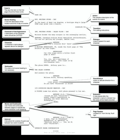 Script Writing Format, Writing A Movie Script, Write A Script, Screenplay Format, Acting Monologues, Theatre Classroom, Screen Play, Film Class, Screenwriting Tips