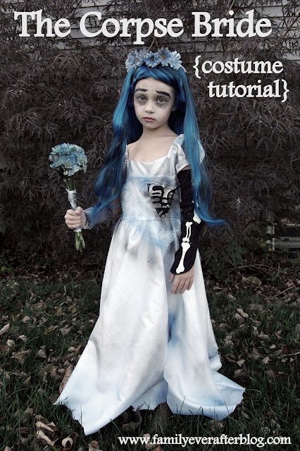 The Corpse Bride Girl’s Costume (DIY Tutorial) via @tipjunkie Creative Kids Halloween Costume, Dead Bride Costume, Zombie Bride Costume, Diy Girls Costumes, Halloween Bride Costumes, Corpse Bride Costume, Dead Bride, The Corpse Bride, Zombie Bride