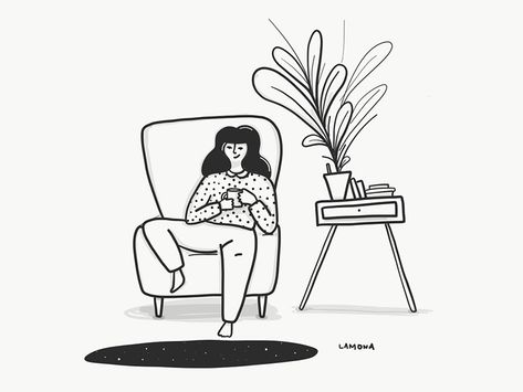 Working From Home Work From Home Illustration, Spot Illustration, Home Works, Line Doodles, Web Trends, Home Illustration, Cutie Quote, World Map Art, Illustration Styles