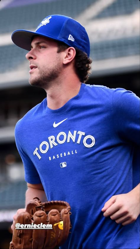 #torontobluejays #blue #bluejays #jays #mlb #baseball #ball #majorleaguebaseball #the6 Ernie Clement, Blue Jays Baseball, Baseball Men, Baseball Ball, Thank You Lord, Toronto Blue Jays, Play Ball, Blue Jays, Major League Baseball