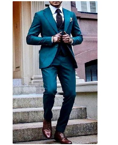 Men Suit teal blue 2 Piece Beach Wedding Suit Groom Wear Suit Wedding Suit Mens suits Men slim fit suit groomsmen suit teal blue formal Teal Blue Suit, Teal Suit, Mens Tailored Suits, Suit For Men Wedding, Terno Slim Fit, Beach Wedding Suits, Suit Prom, Blue Suit Wedding, Dinner Suit