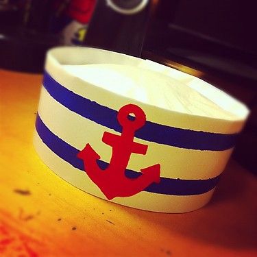 sailors hat diy - Yahoo Search Results Sailors Hat, Nautical Mickey, Sailor Party, Nautical Themed Party, Hat Diy, Hat Tutorial, Sailor Hat, Jack Jack, Nautical Party