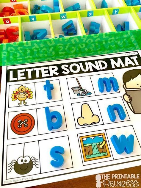 Beginning Sounds Activities for Kindergarten | Letter sound activities, Kindergarten activities, Beginning sounds kindergarten Classroom Manipulatives, Letter Sound Practice, Beginning Sounds Kindergarten, Beginning Sounds Activities, Letter Identification Activities, Sounds Activities, Letter Sound Recognition, Letter Sound Activities, Centers For Kindergarten