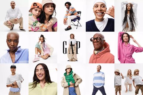 GAP x Dapper Dan Collab Leads Into Spring 2022 Campaign Gap Kids Campaign, Summer Campaign Fashion, Gap Campaign, Gap Ads, Spring Campaign, Gap Style, Summer Market, Hip Hop World, Group Portrait