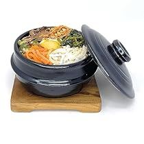 Steam Egg Recipe, Dolsot Bibimbap, Bibimbap Bowl, Clay Cooking Pot, Stove Top Oven, Cooking Bowl, Oven Design, Cooking Stone, Korean Cooking