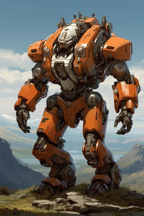 AI-Generated Mech #mecha #mechs #robot #robots #transformer #transformers #gundam #evangelion #aiart Big Robots, Reference Board, Apocalypse Art, Robot Concept, Mecha Anime, Giant Robots, Robots Concept, Science Fiction Art, Tanks Military