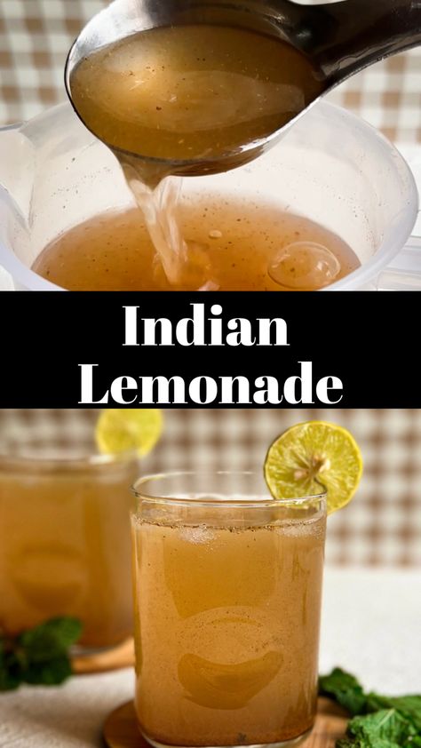 Indian lemonade Salty Lemonade Recipe, Indian Lemonade, Thick Yogurt, Lemon Drink, Summer Drink Recipes, Lemonade Recipe, Popular Drinks, Unsaturated Fats, Chaat Masala