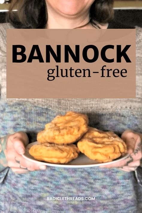 Bannock Gluten Free Bannock, Bannock Recipe, Bannock Bread, Gf Snacks, Gluten Free Dough, Allergen Free Recipes, Dairy Free Alternatives, Gluten Free Banana Bread, Food Baking