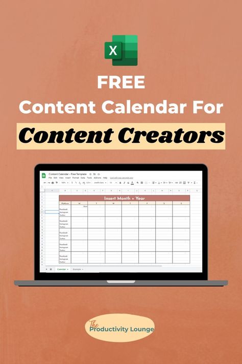 Content calendae in google sheets or microsoft excel to help you plan your monthly content with ease. Content management system to help your plan and create content for your online business or your clients. Organize your content creation startegey with this free content calender or content schedule template. Content planning made wasy. This content planner is perfect for you. Content Schedule, Free Content Calendar Template, Content Planner Template, Content Creation Calendar Template, Content Calendar For Service Business, Monthly Content Planner Template, Content Calendar Template Excel, Content Planning Calendar, College Notes Organization