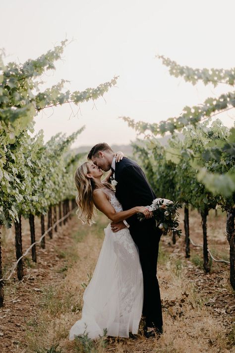 This gorgeous California wedding at Chateau St Jean takes a minimalistic approach to let the beauty of the venue shine through. With elegant acrylic signage, lush blush roses, and bridesmaids in mismatched ivory dresses, this wedding is a wine-country dream come true! Wine Vineyard Wedding, Winery Wedding Photos, Wedding Shot List, Wine Country California, Wedding Photography Styles, Wedding Photo Inspo, Wedding Photos Poses, Wine Wedding, Ivory Dresses