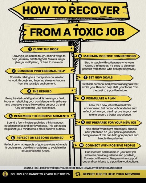 Toxic Job, Job Aesthetic, Business Infographics, Leaving A Job, Job 1, Positive Influence, Job Interview Tips, Business Leadership, Be Gentle With Yourself