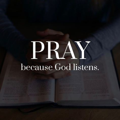 Pray, because God listens. Share on Facebook .resp-sharing-button__link, .resp-sharing-button__icon display: inline-block .resp-sharing-button__link text-decoration: none; color: #fff; margin: 0.5em .resp-sharing-button border-radius: 50px; transition: 25ms ease-out; padding: 0.5em 3.75em; font-family: Helvetica Neue,Helvetica,Arial,sans-serif .resp-sharing-button__icon svg { width: 1em; height: 1em; margin-right: 0.4em; vertical-align... Christian Quotes Prayer, Just Pray, Christian Motivation, Christian Quotes Inspirational, Bible Encouragement, Prayer Quotes, Bible Verses Quotes, Faith In God, Quotes About God