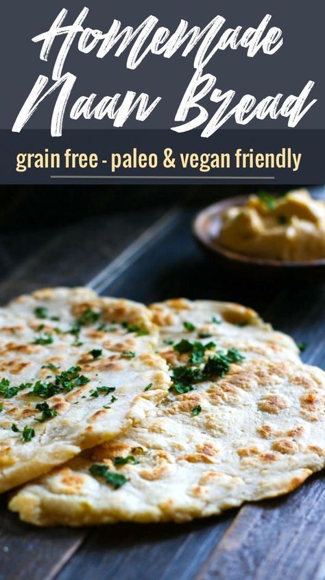 Middle Eastern Bread, Pizza Naan, Cassava Recipe, Cassava Flour Recipes, Indian Bread Recipes, Homemade Naan, Paleo Breads, Keto Bread Recipe, Homemade Naan Bread