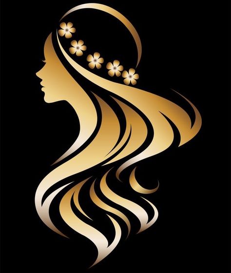 Beauty Parlour Logo, Beauty Parlour, Flowers, Hair, Beauty, Logos