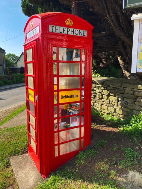 Britain's iconic red telephone boxes are being transformed with BS 381C 539 Current Red Coach Enamel supplied by HMG Paints! Through the 'Adopt a Telephone Kiosk' scheme, this telephone box has been helped to preserve these historic kiosks and created a vibrant community asset. 📞📸... #HMGPaints #HMG #Telephonebox #AdoptATelephoneKiosk #CoachEnamel #BritishHeritage #CommunityFirst #MadeInBritain Telephone Kiosk, Red Telephone Box, Red Telephone, Telephone Box, Vintage Tractors, British Heritage, Painted Floors, Interior Trim, Paint Shop