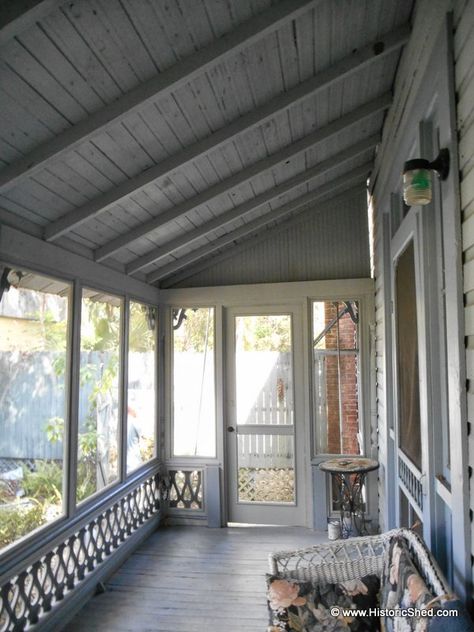 folk victorian porch enclosure, curb appeal, outdoor living, porches, The interior of the porch Porch Enclosure, Victorian Front Door, Porch Enclosures, Victorian Porch, Screened Porch Designs, Porch Life, Folk Victorian, Screened Porches, Building A Porch