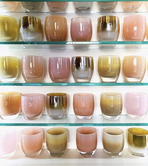 Glassy Baby, Fay Godwin Glassworks, Rainbow Glass Display, Vintage Rainbow Glass Display, Glass Baby Candles, Glassblowing Studio, Odd Numbers, Candle Business, Shopping List