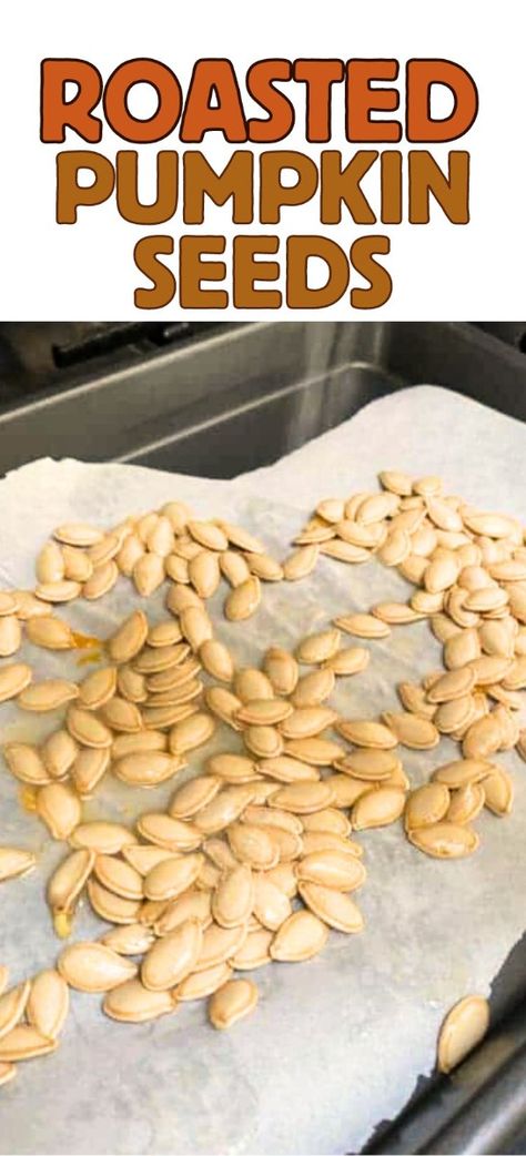 Roasted pumpkin seeds are easy to make at home. Roasted to a golden brown, and tossed with a sprinkle of salt for a tasty snack Make Pumpkin Seeds, Pumpkin Seed Recipes Salted, Cheap Easy Desserts, Baked Pumpkin Seeds, Easy Pumpkin Seeds, Pumpkin Seed Recipes Roasted, Salted Pumpkin Seeds, How To Roast Pumpkin, Simple Recipes For Dinner