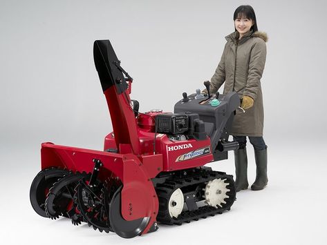 Honda Snow Blower Snow Removal Equipment, Snow Vehicles, Plow Truck, Garden Railroad, Snow Blowers, Snow Fun, Snow Blower, Snow Removal, Snow Plow