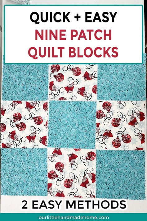 Dive into the world of quilting with this beginner-friendly guide on crafting the timeless Nine Patch quilt block. Simple steps for stunning results! 9 Patch Quilt Ideas Block Patterns Free, Nine Patch Quilt Patterns Ideas, 9 Patch Quilt Pattern, Nine Patch Quilt Patterns, Nine Patch Quilts, Nine Patch Quilt Blocks, Patch Quilt Patterns, Nine Patch Quilt, Quilt As You Go