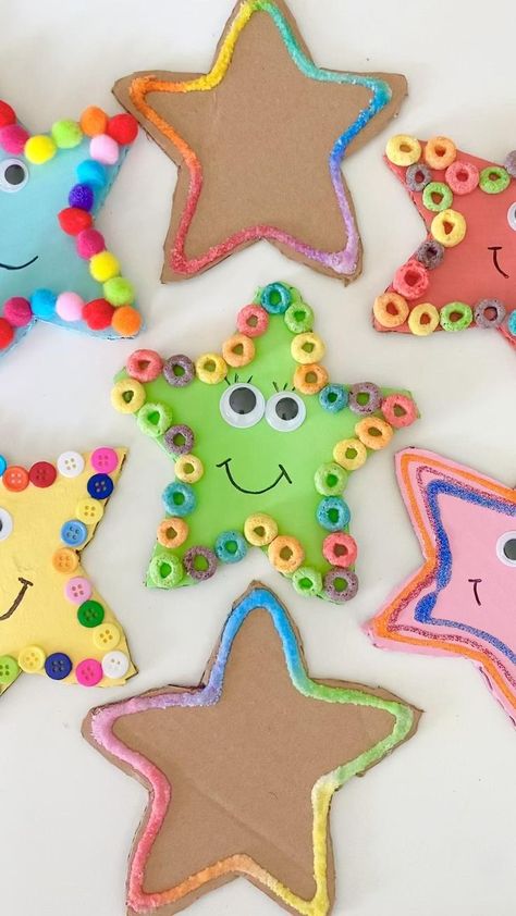 Cardboard Starfish Craft [Video] | Hand crafts for kids, Preschool crafts, Summer crafts Easy Paper Snowflakes, Starfish Craft, Snowflakes Design, Craft Video, Toddler Arts And Crafts, Preschool Arts And Crafts, Sea Crafts, Preschool Art Activities, Hand Crafts For Kids