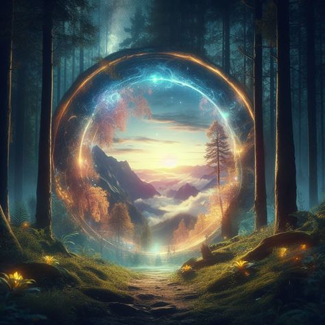 Fantasy Portal Aesthetic, Magical Realm Aesthetic, Magic Portal Aesthetic, Portals To Another World, Magic Moodboard, Portal Aesthetic, Window To Another World, Portals Aesthetic, Portal Opening