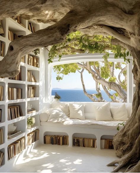 Indoor Trees, Cob House, Ancient Tree, Beach Villa, Dream House Decor, Elle Decor, My New Room, House Inspo, Dream Home Design