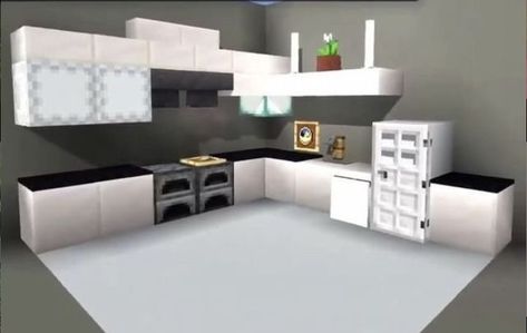 Kitchen Ideas Minecraft Modern, Minecraft Furniture Ideas Kitchens, Minecraft Corner Decor, How To Make A Kitchen In Minecraft, Kitchen Ideas In Minecraft, Minecraft Modern Kitchen Ideas, Minecraft Interior Ideas Kitchen, Casas De Minecraft Ideas Faciles, Small Minecraft Kitchen