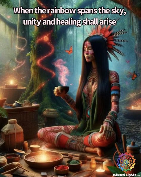 Indigineous Aesthetic, Shamanic Woman, Shaman Art, Shaman Ritual, Shaman Woman, Orishas Yoruba, Inspirational Digital Art, Ancient Trees, Wolves And Women