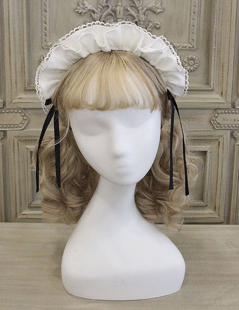 Maid Hat, Maid Headband, Tea Vintage, Op Dress, Classic Lolita, French Maid, Maid Outfit, Lace Headbands, Sweet Scents