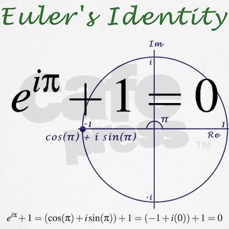 Euler's Identity. Like what? I can't even. Eulers Identity, Basic Numerology, Exponential Functions, Mathematics Geometry, Physics Formulas, Complex Numbers, Physics And Mathematics, Math Formulas, Studying Math