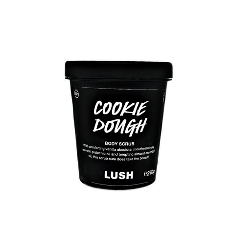 Cookie Dough Body Scrub from Lush Cookie Dough Body Scrub, Cookie Dough Lush, Cookie Scented Shower Routine, Lush Body Lotion, Cookie Body Scrub, Lush Body Scrub, Lush Intergalactic, Lip Scrub Lush, Best Lush Products