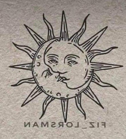 Tattoos Simplistic, Sketches Cute, Simplistic Tattoos, Sun And Moon, Moon Tattoo, Cute Tattoos, The Sun, Moon, Sun